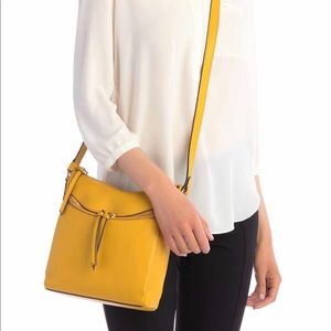 NWT leather crossbody bag